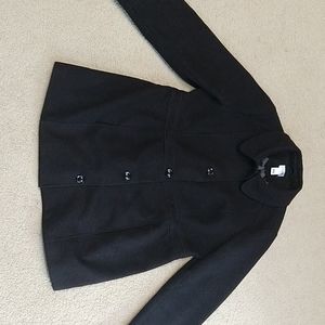 Motherhood Maternity black dress coat